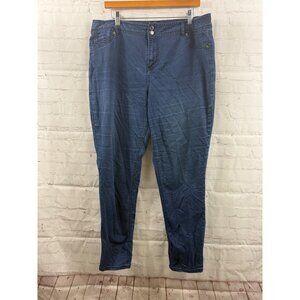 Cato Premium Jeans Womens Size 18W Blue High Rise Classic Casual Denim
